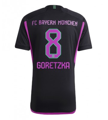 Bayern Munich Leon Goretzka #8 Replika Udebanetrøje 2023-24 Kortærmet